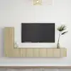 Image de Ensemble De Meubles Tv 3 Pcs Chêne Sonoma Bois D'ingénierie Vidaxl