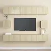 Image de Ensemble De Meubles Tv 6 Pcs Chêne Sonoma Bois D'ingénierie Vidaxl
