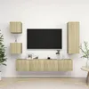 Image de Ensemble De Meuble Tv 5 Pcs Chêne Sonoma Bois D'ingénierie Vidaxl