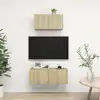 Image de Ensemble De Meuble Tv 2 Pcs Chêne Sonoma Bois D'ingénierie Vidaxl