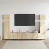 Image de Ensemble De Meuble Tv 8 Pcs Chêne Sonoma Bois D'ingénierie Vidaxl