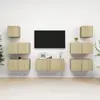 Image de Ensemble De Meuble Tv 7 Pcs Chêne Sonoma Bois D'ingénierie Vidaxl