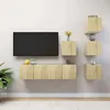 Image de Ensemble De Meubles Tv 6 Pcs Chêne Sonoma Bois D'ingénierie Vidaxl