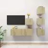 Image de Ensemble De Meubles Tv 5 Pcs Chêne Sonoma Bois D'ingénierie Vidaxl