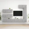 Image de Ensemble De Meubles Tv 7 Pcs Gris Béton Bois D'ingénierie Vidaxl