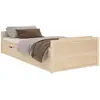 Image de Cadre De Lit Sans Matelas Bois De Pin Massif 90x200 Cm Vidaxl