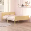 Image de Cadre De Lit Sans Matelas Bois Massif De Pin 140x200 Cm Vidaxl