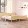 Image de Cadre De Lit Sans Matelas Bois Massif De Pin 200x200 Cm Vidaxl