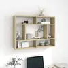Image de Étagère Murale Chêne Sonoma 75x16x55 Cm Bois D'ingénierie Vidaxl