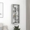 Image de Étagère Murale Gris Béton 36x16x90 Cm Bois D'ingénierie Vidaxl
