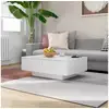 Image de Table basse blanc 90x60x31 cm aggloméré