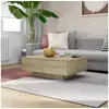 Image de Table basse chêne sonoma 90x60x31 cm aggloméré