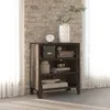 Image de Armoire De Rangement Gris 72x36x82 Cm Métal Et Mdf Vidaxl