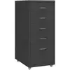 Image de Classeur Mobile Anthracite 28x41x69 Cm Métal Vidaxl