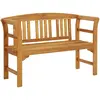 Image de Banc De Jardin 114 Cm Bois D'acacia Solide Vidaxl