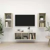 Image de Ensemble De Meubles Tv 3 Pcs Chêne Sonoma Bois D'ingénierie Vidaxl
