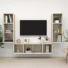 Image de Ensemble De Meubles Tv 3 Pcs Chêne Sonoma Bois D'ingénierie Vidaxl