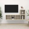 Image de Ensemble De Meubles Tv 2 Pcs Chêne Sonoma Bois D'ingénierie Vidaxl