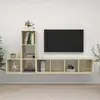 Image de Ensemble De Meuble Tv 3 Pcs Chêne Sonoma Bois D'ingénierie Vidaxl