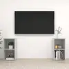Image de Meubles Tv 2 Pcs Gris Béton 72x35x36,5 Cm Bois D'ingénierie Vidaxl