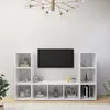 Image de Meuble Tv 3 Pcs 37 X 35 X 107.5 Cm Vidaxl