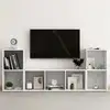 Image de Ensemble De Meubles Tv 3 Pcs Blanc Bois D'ingénierie Vidaxl