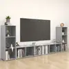 Image de Meuble Tv 4 Pcs 37 X 35 X 107.5 Cm Vidaxl