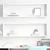 Image de Étagères Cube Murales 2 Pcs Blanc 100x15x30cm Bois D'ingénierie Vidaxl