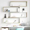 Image de Étagères Cube Murales 4 Pcs Chêne Sonoma Bois D'ingénierie Vidaxl