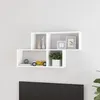 Image de Étagère Murale Blanc 100x18x53 Cm Bois D’ingénierie Vidaxl