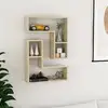 Image de Étagères Murales 2pcs Chêne Sonoma 50x15x50cm Bois D'ingénierie Vidaxl