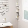 Image de vidaXL Étagère dangle murale Blanc 20x20x1275 cm bois d’ingénierie 807277