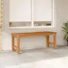 Image de Banc De Jardin 114 Cm Bois De Teck Solide Vidaxl