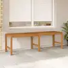 Image de Banc De Jardin 150 Cm Bois De Teck Massif Vidaxl