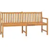 Image de Banc De Jardin 180 Cm Bois De Teck Solide Vidaxl