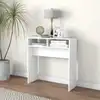 Image de Table Console Blanc 78x30x80 Cm Bois D'ingénierie Vidaxl