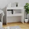 Image de Table Console Blanc 80x30x80 Cm Bois D'ingénierie Vidaxl