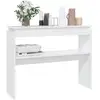 Image de Console blanche 102x30x80 cm