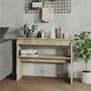 Image de Table Console Chêne Sonoma 102x30x80 Cm Bois D'ingénierie Vidaxl