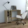 Image de Bureau D'ordinateur Portable Chêne Sonoma Bois D'ingénierie Vidaxl
