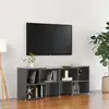 Image de Meuble Tv Gris Brillant 104x30x52 Cm Bois D'ingénierie Vidaxl