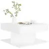 Image de Table basse carrée blanc 57x57x30 cm aggloméré konda