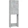 Image de Meuble Pour Machine À Laver Gris Béton 64x25,5x190 Cm Vidaxl