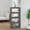 Image de Bibliothèque - Pin - 60x30x1355 cm - 4 étagères - Gris - Contemporain - Design
