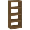 Image de Bibliothèque/séparateur De Pièce Marron Miel 60x30x135,5 Cm Pin Vidaxl
