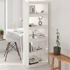 Image de Bibliothèque/séparateur De Pièce Blanc 60x30x167,5cm Pin Massif Vidaxl