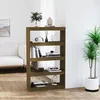 Image de Bibliothèque/séparateur De Pièce Marron Miel 80x30x135,5 Cm Pin Vidaxl