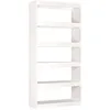 Image de Bibliothèque/séparateur De Pièce Blanc 80x30x167,4cm Pin Massif Vidaxl