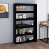 Image de vidaXL Bibliothèque-Séparateur de pièce Noir 100x30x1675cm Pin massif