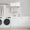 Image de Garde-robe Blanc 70x32,5x35 Cm Bois D'ingénierie Vidaxl